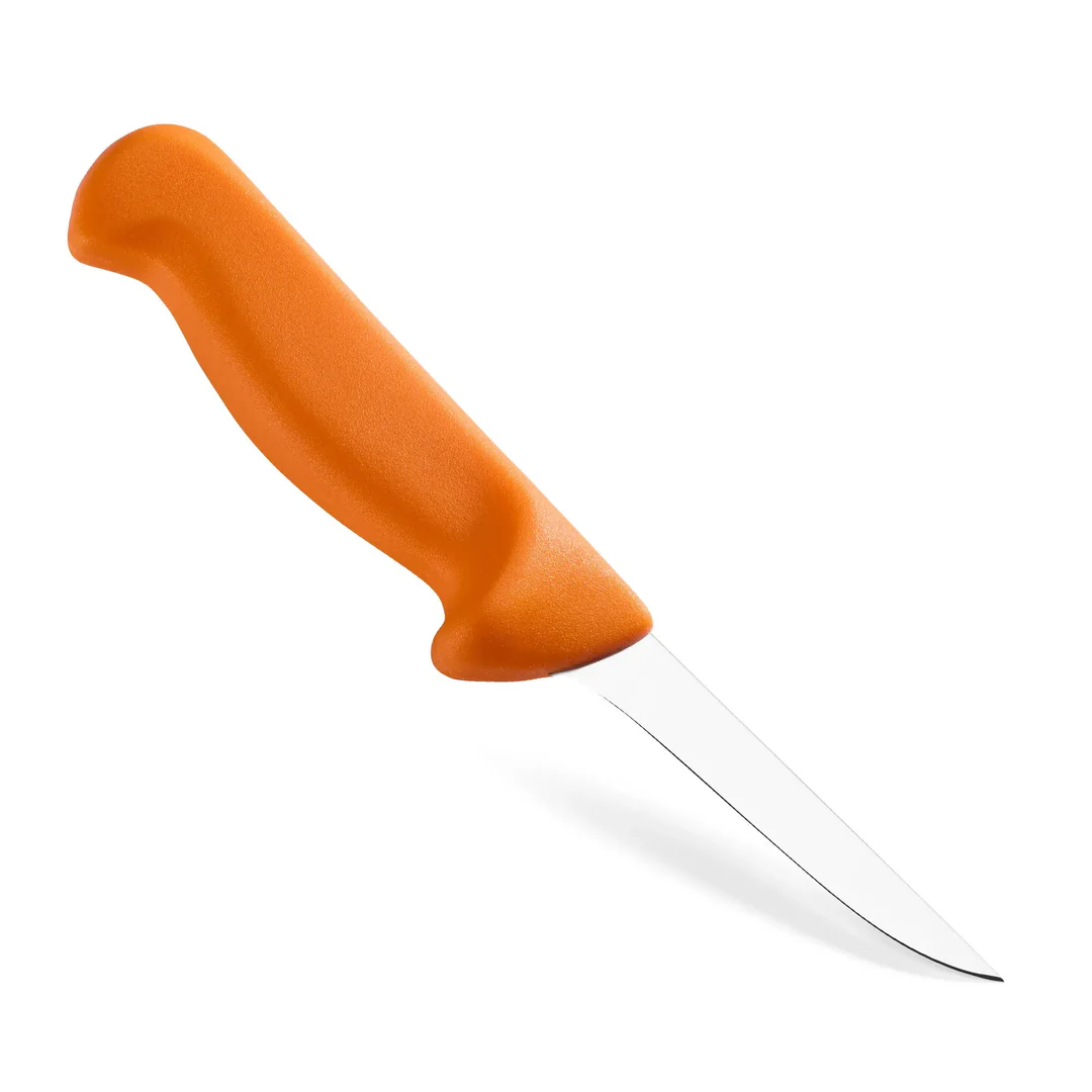 Puma Ausbeinmesser gerade halbflexibel 10 cm mit orangem Griff