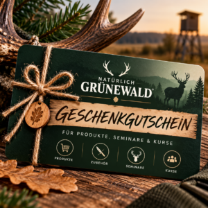 Geschenkgutschein von Nat&uuml;rlich Gr&uuml;newald f&uuml;r Produkte, Seminare und Kurse